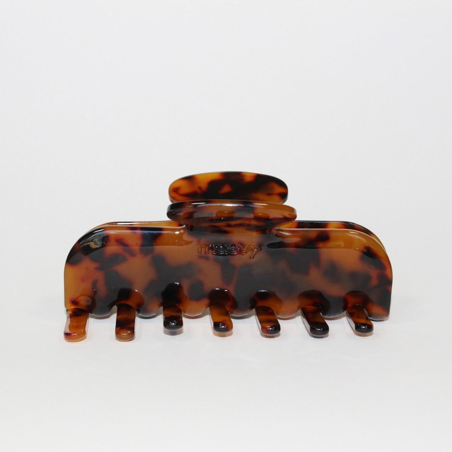 Black and brown tortoise claw clip